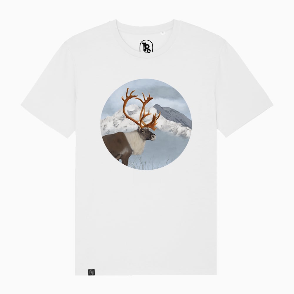 Caribou Mt McKinley T-Shirt Organic Cotton | Tiny Print Shop