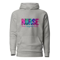 Image 7 of Unisex Hoodie, Nurse Love, Inspire, Heal Uplifting Colorful Hoodie