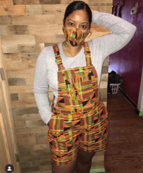 kente overalls