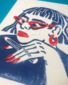 Lino print: Illustrator