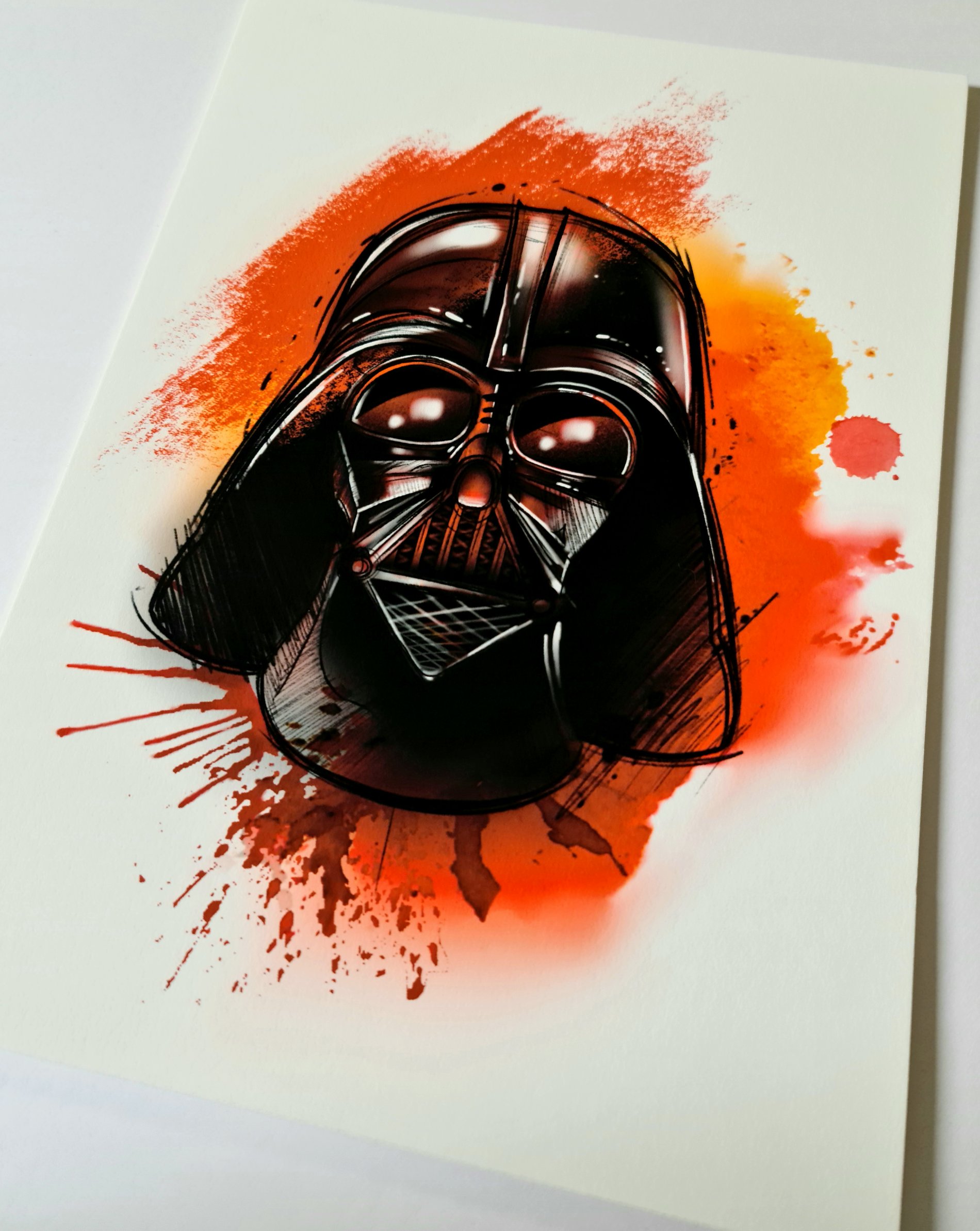 Darth Vader A4 print | Josie's Art Station