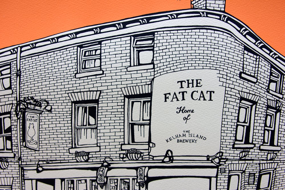Image of The Fat Cat- Orange