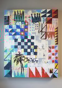 Image 1 of Cali Vibe Abstract Painting 