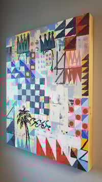 Image 2 of Cali Vibe Abstract Painting 