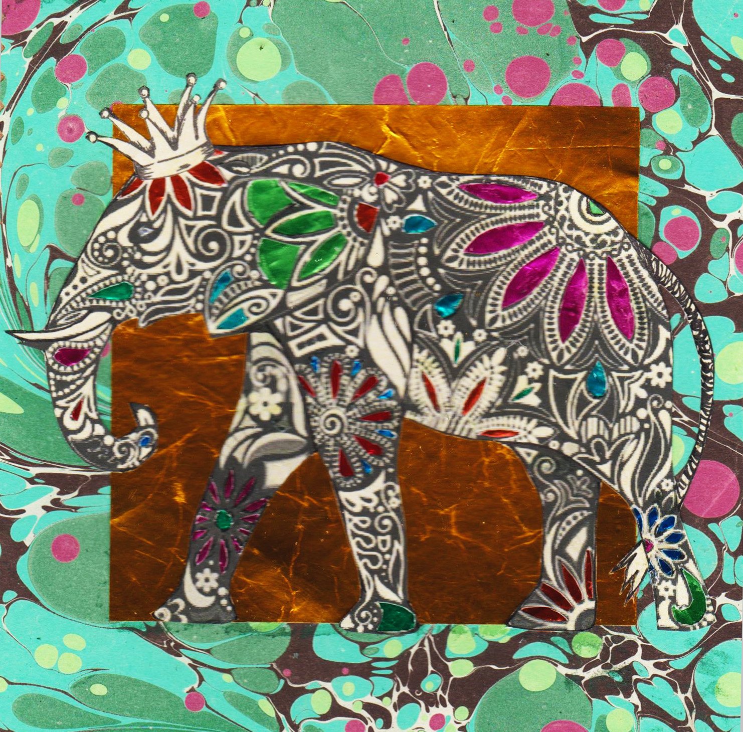 Image of Jewelled Elephant #2157