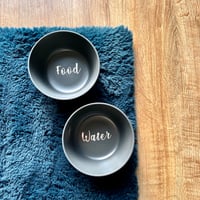 Personalised Food and Water Bowls