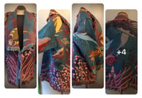 Image 1 of Oceania custom made fringe tapestry jacket