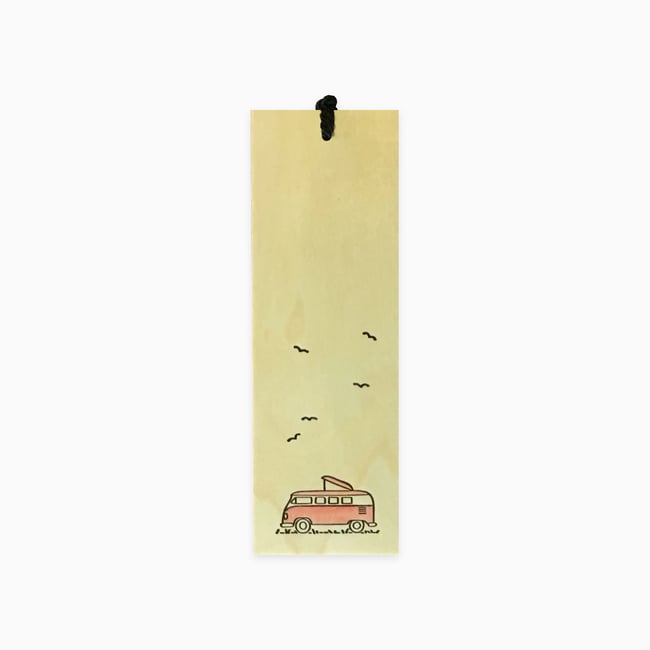 Minimal Adventure Bookmark - Camper Van