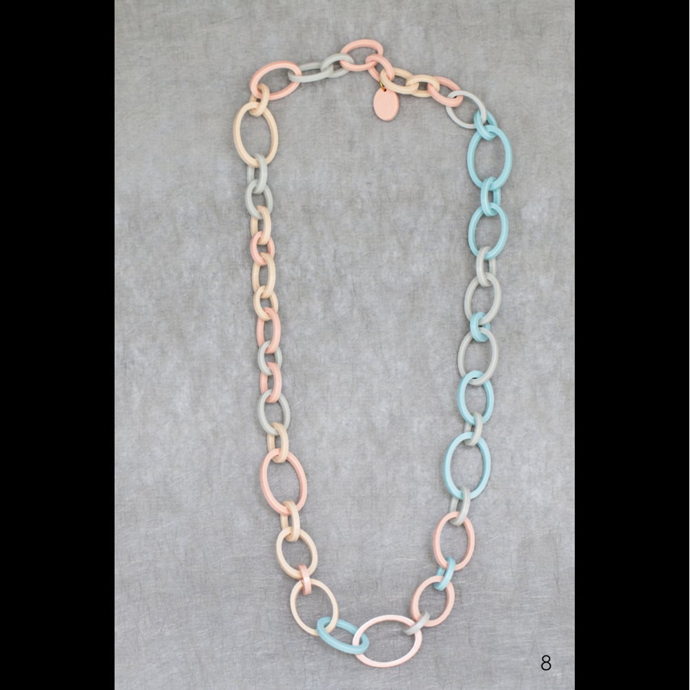 Image of One-off lasered acrylic necklaces L