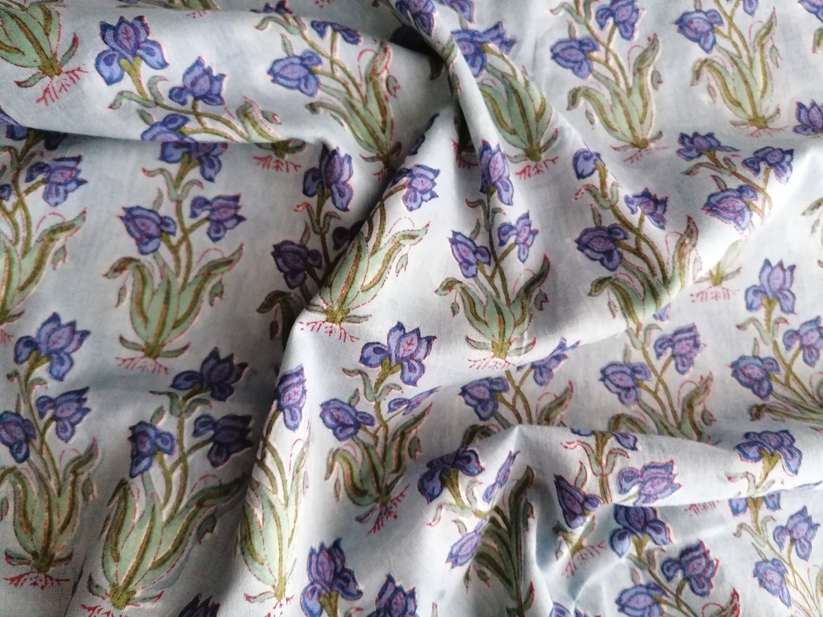 Image of Namaste fabric iris