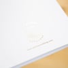 Gold Foiled Greeting Card - Welcome little one