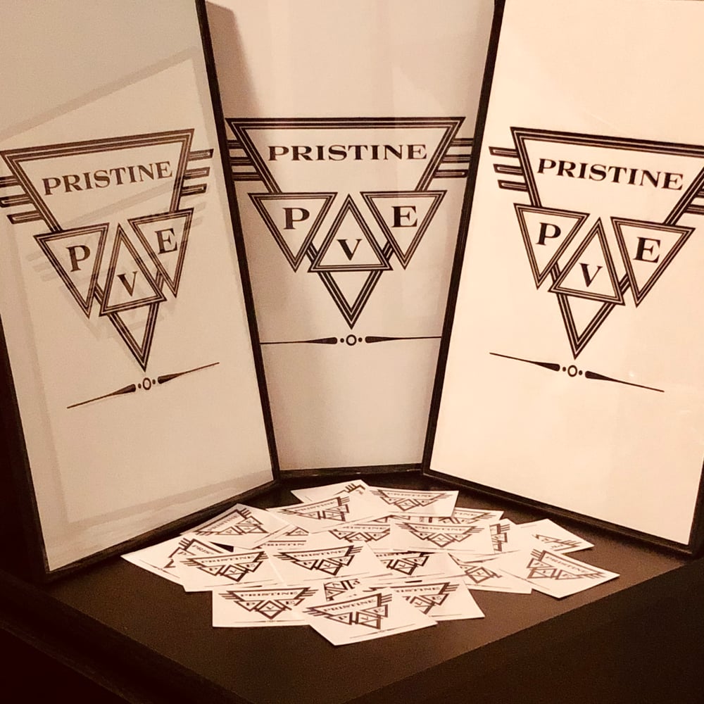 Image of Pristine Hand Printed Poster