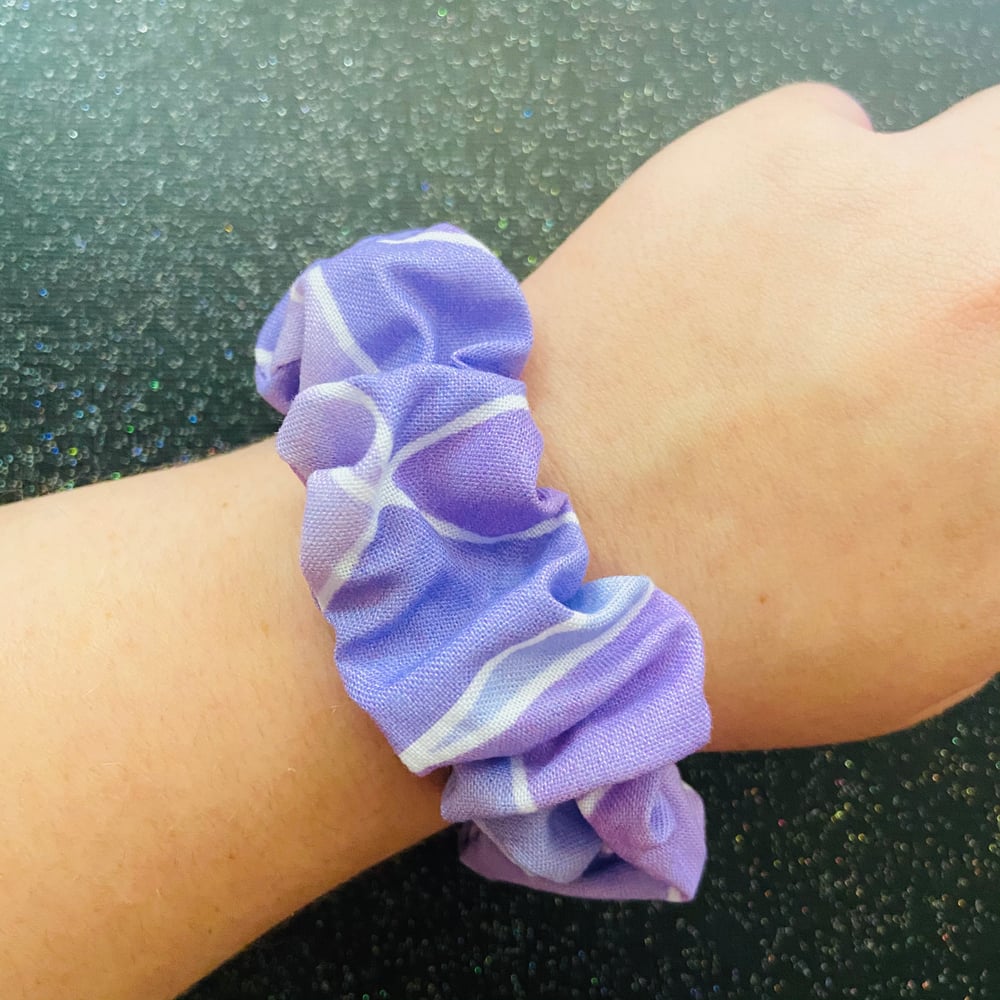 Image of Galactic Purple Wall Scrunchie