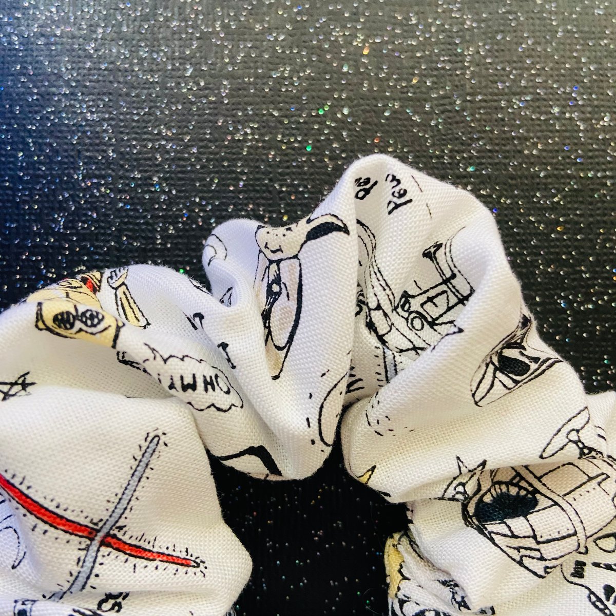 Image of Space Doodle Scrunchie