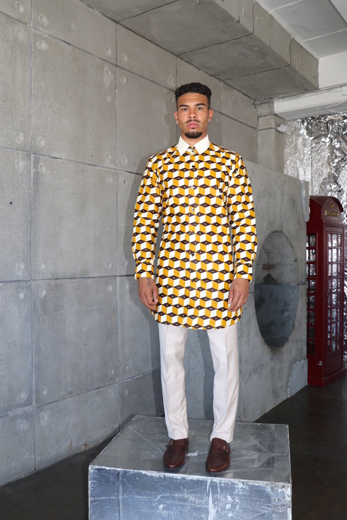 The Jabari shirt - golden No-Tribe Clothing