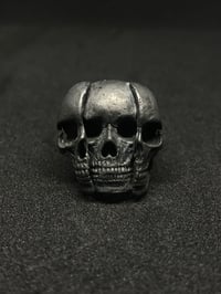 Image 1 of Máscara de craneo. Acabado oscuro / Skull mask. Dark finish