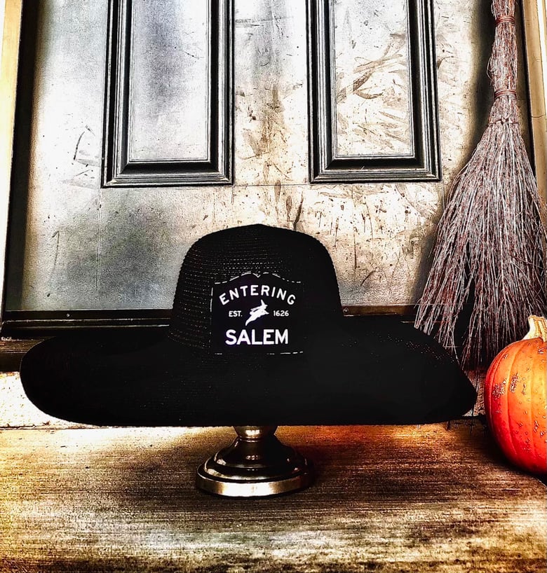 Image of Entering Salem - Witch In Mourning Sun Hat