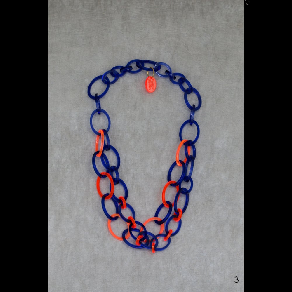 Image of One-off lasered acrylic necklaces L