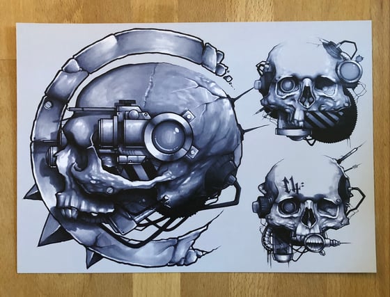 Image of Servo Skulls Monochromatic