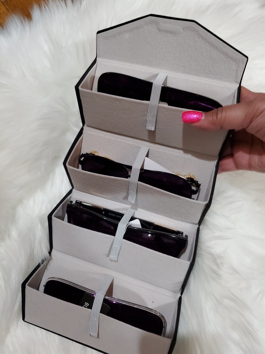 Multiple Eyewear Carrying Case GLAMFIND