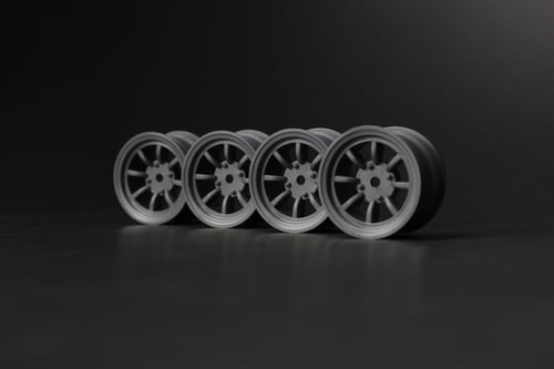 Image of PHAT BODIES Classic 8 spoke Minilite wheels M chassis