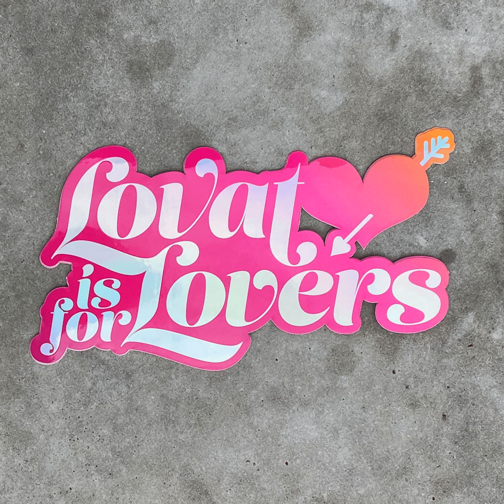 Image of "Lovat is for Lovers" Die-Cut Sticker