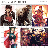 Image of JJBA Mini Print Set