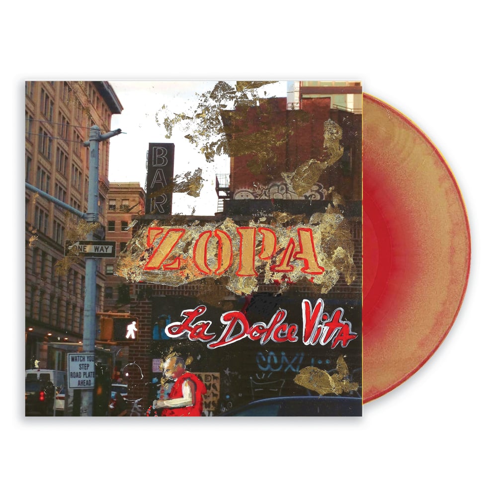 Image of Zopa - "La Dolce Vita" LP (Gold w/ Red Splatter) 