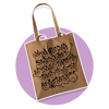 Bolsa de tela - Hoothoots [MARRÓN]