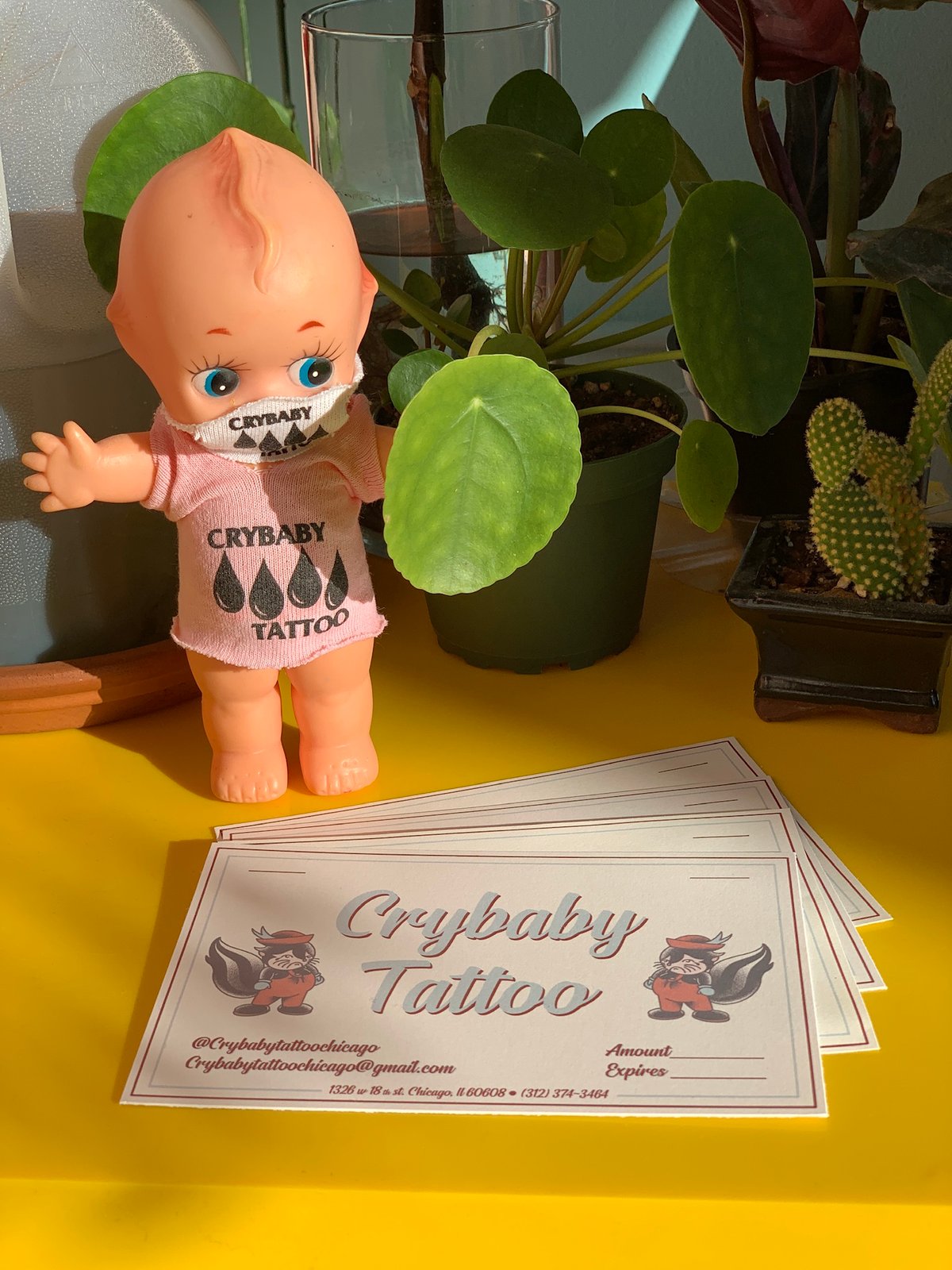 My alternative take on the cry baby tattoo : r/LilPeep