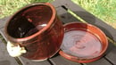 Image 2 of Rust-Red Sluggy Plant Pot