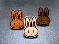 Mini Rabbit Wooden Pins