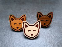 Mini Fox Wooden Pins