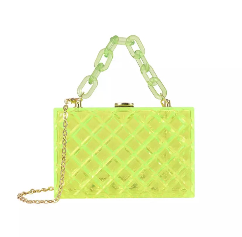 Faux leather purse - lime green | s.Oliver