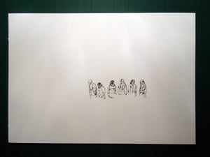 Image of original drawing of 'the allotment workers'