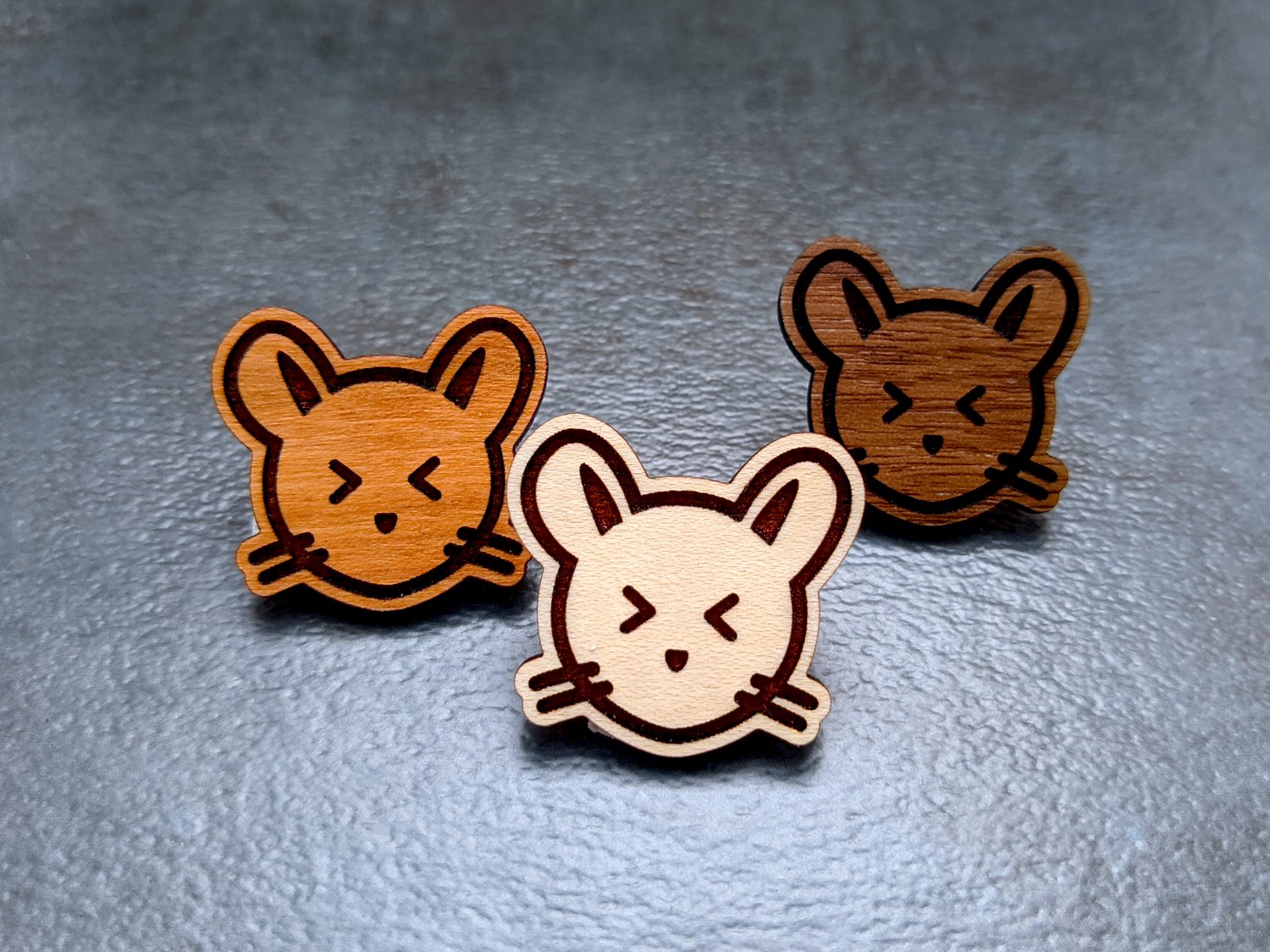 Mini Mouse Wooden Pins