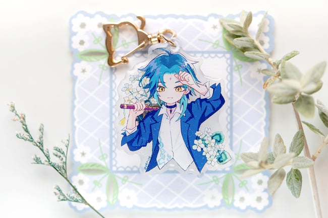 Genshin Impact Glitter Charms