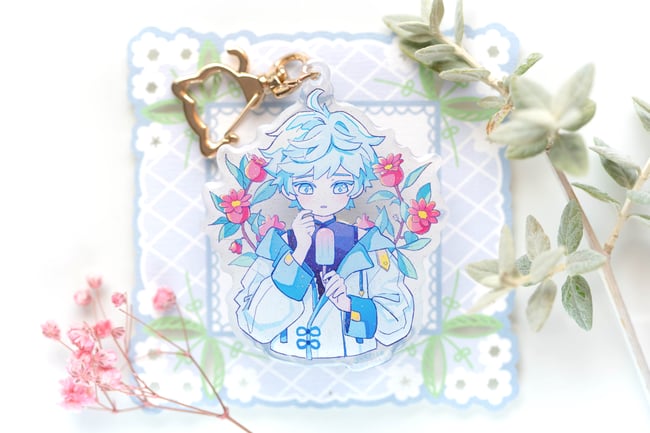 Genshin Impact Glitter Charms