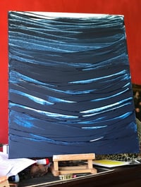 Image 2 of Calming the mind - Breathe in, breathe out 50x70 cm, acrylic on canvas board