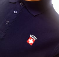 Image 1 of Flag Pique Polo Shirt 🇨🇭