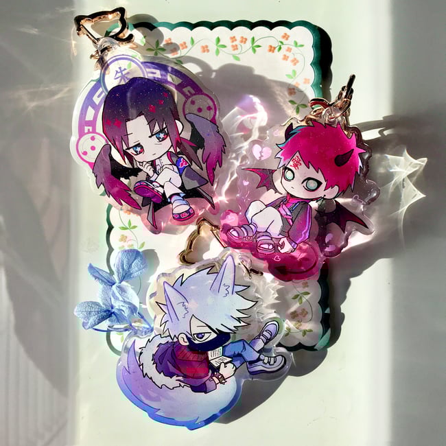 Naruto Candy Glitter Charms