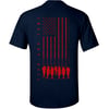 US-747 Tee (navy/red)