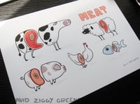 Image 3 of Meat print