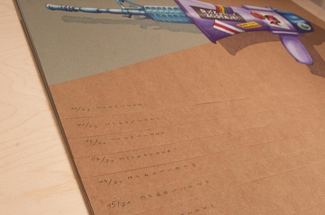 Image of Megaphone print