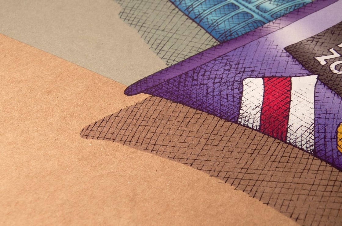 Image of Megaphone print