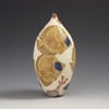 Butterfly fish sgraffito vessel 