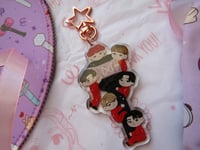 Image 2 of SALE!! MONSTA X GLITTER KEYCHAIN