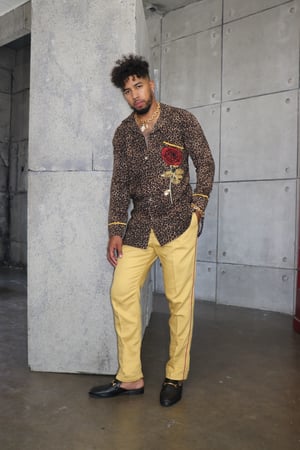 Image of The Sikani tux pants- gold 