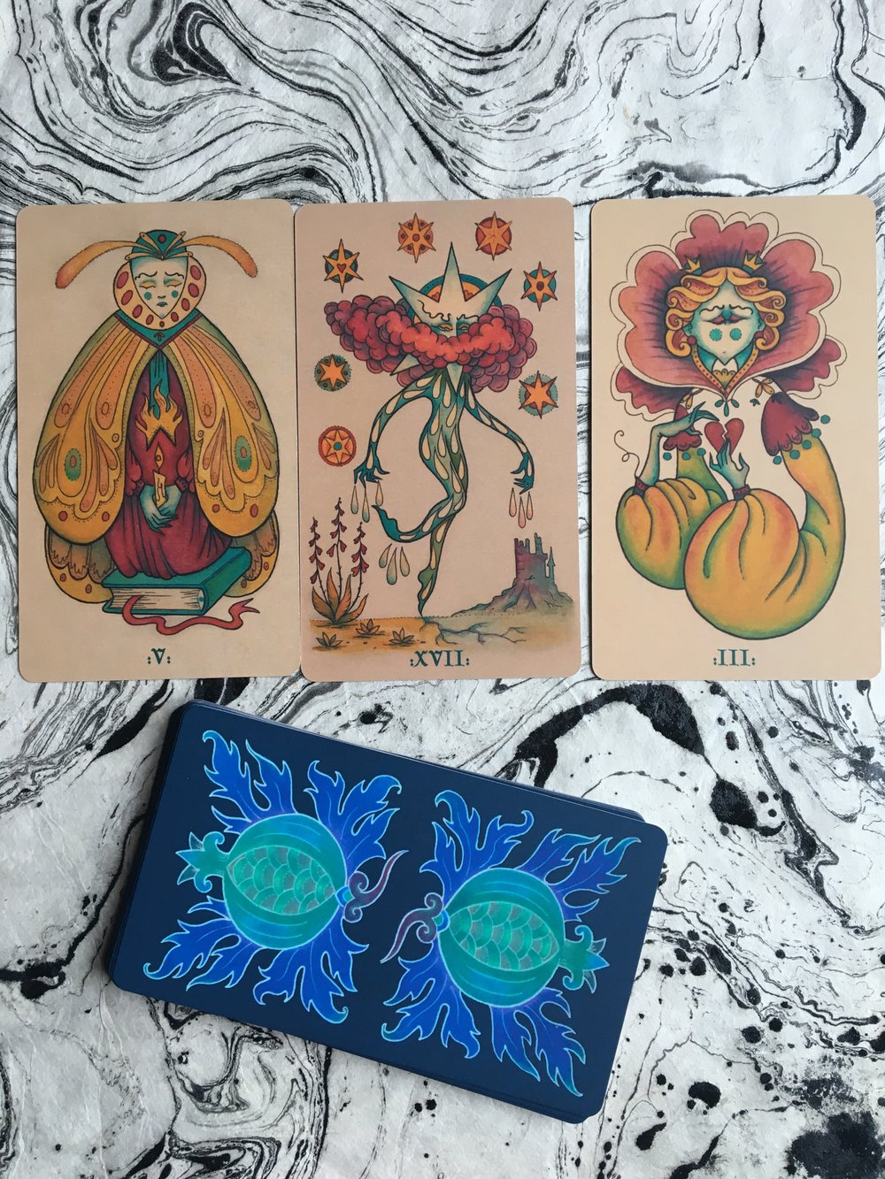 Custom watercolour painting based on a Tarot reading