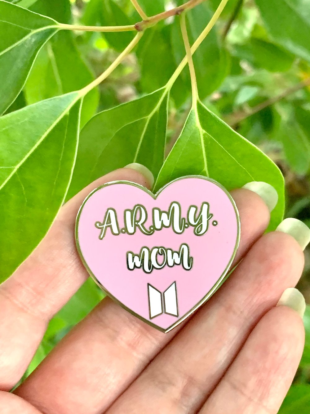 BTS ARMY Mom Enamel Pin